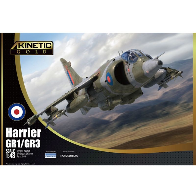 Model Kit Yacht - الحركية K48060 1/48 هارير GR1/GR3 2in1