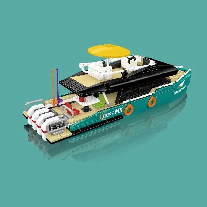 مجموعة مكعبات بناء يخوت فاخرة  - مراجعة Model Kit Yacht وسعره