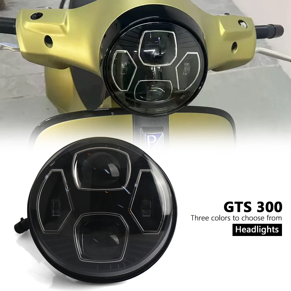 مصباح أمامي GTS300 LED ملحقات  - مراجعة Model Kit Vespa وسعره